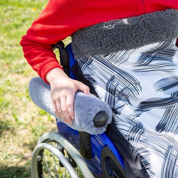 Pellis Armlehnen Polster für Rollstühle Paar mit Klettverschluss