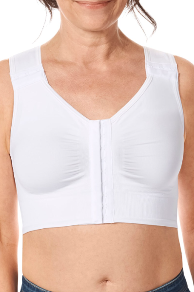 amoena Lympflow Kompressions-BH LONG zur Unterstützung des Lymphflusses mit Prothesentaschen