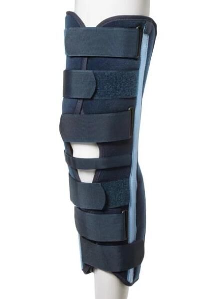 Thuasne Ligaflex Immo Knie-Immobilisierungsschiene, 3-teilig, Ruhigstellung im 0°-Beugewinkel