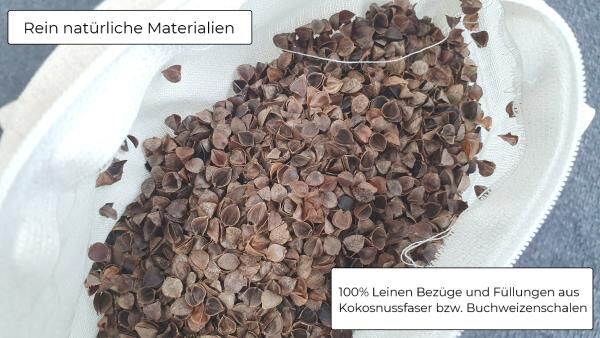 ergoleben Akupressur Premium Matten Set (Kissen 40 x 30 x 8 cm u. Matte 70 x 44 x 2 cm) inkl. Tasche