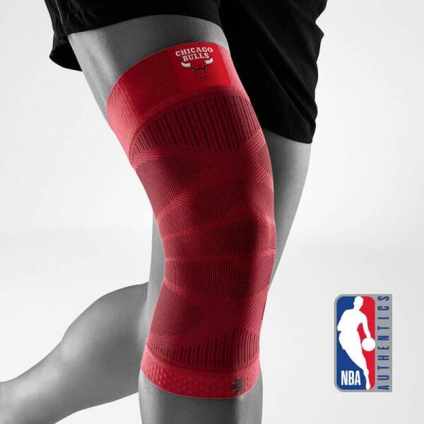 BAUERFEIND Sports Compression Knee Support nahtlose Kniebandage - NBA Bulls Edition