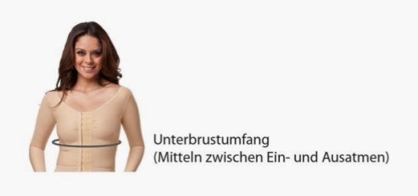TRICONmed ISAVELA postoperativer Kompressions-BH mit-integriertem Brustgurt