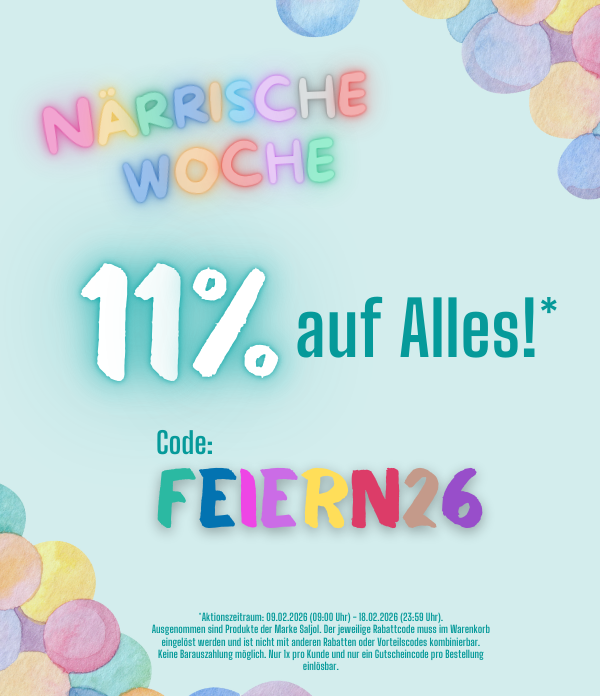 11% sparen Faschingsaktion
