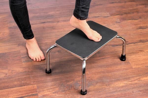 Vital Comfort Trittstufe mit Anti-Rutsch-Fläche - belastbar bis 150 kg, 46,5 x 34 x 24 cm