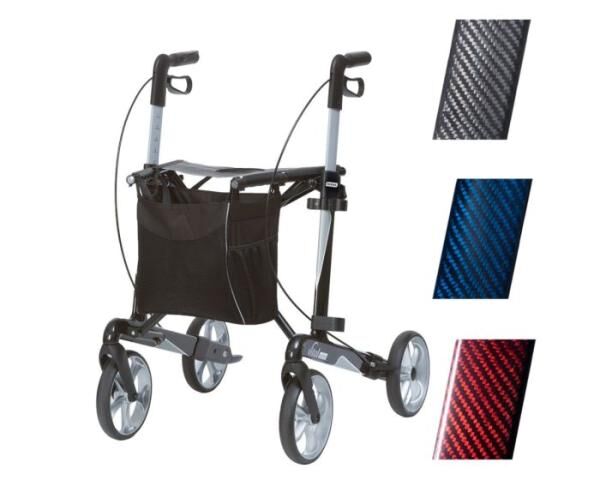 Russka Vital Carbon Rollator, versch. Sitzhöhen und Farben