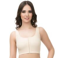 TRICONmed ISAVELA postoperativer bügelloser Kompressions-BH, beige, 100% latexfrei