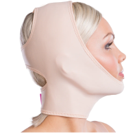 Vorschau: Lipoelastic Gesichtsbandage FM special Kompressions-Gesichtsbandage mit 3 Klettverschlüssen