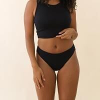 Vorschau: dais Periodenunterwäsche Brazilian Daily mit Spitze u. Einlage, für leichte Tage, 3er Bundle Schwarz