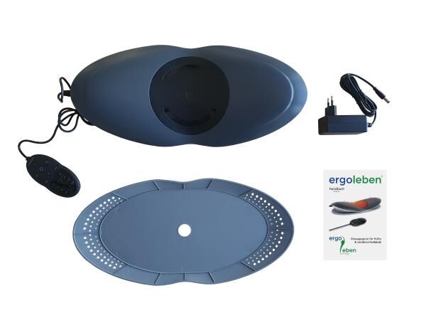 ergoleben Massagegerät für Hüfte und Lendenwirbelsäule mit Heizfunktion, Lichttherapie und Vibration