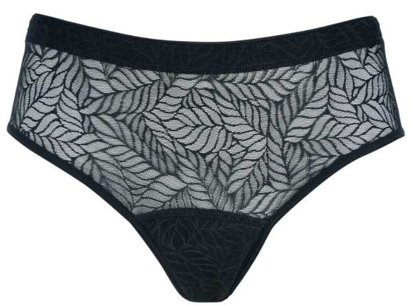 SELENACARE 3er Multipack Periodenunterwäsche Recycled Lace Leaf Hipster mit recycelter Spitze