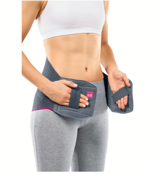 medi Lumbamed Basic Lumbalstützorthese für Damen o. Herren mit vier Stabilisierungselementen