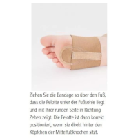 Vorschau: Ofa Dynamics Spreizfußbandage entlastet den Mittelfuß durch medizinische Kompression