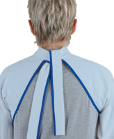 Vorschau: suprima Ess-Schürze/Lätzchen Frottee mit Ärmeln und Schlaufenverschluss, hellblau, 78 x 75 cm