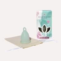 SELENACARE nachhaltige Periodencup Menstruationstasse Basic mittlerer Härtegrad