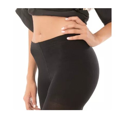 ECOSANA Cotton blickdichte Kompressionsstrümpfe mit Baumwolle Made in Germany KKL 2 versch. Längen