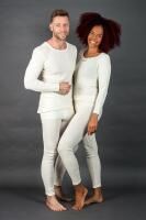 Vorschau: Moser Care Angora Damen Unterhemd mit langem Arm und Spitze, 30% Angora ohne Seitennähte