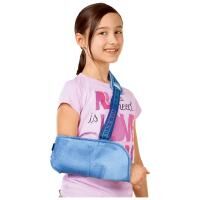 medi Kidz Kinder Armschlinge beidseitig tragbar zur Schulterversorgung aus weichem Material