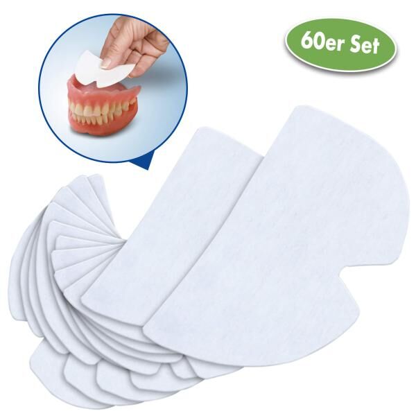 Vital Comfort Prothesen-Haftpolster für den Oberkiefer im 60er Pack