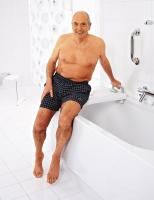 Vorschau: RIDDER Badewannen-Brett Sam mit Haltegriff, Abmessung Sitzfläche: ca. 70 x 31 cm