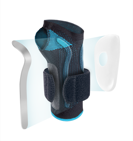 mobilis by SIGVARIS GROUP ManuActive Handgelenkbandage für Stabilisierung mit Pelotte