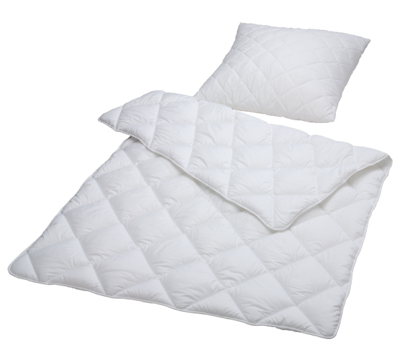 suprima 3810 Bett-Set - Steppdecke (135 x 200 cm) & Kopfkissen (80 x 80 cm)