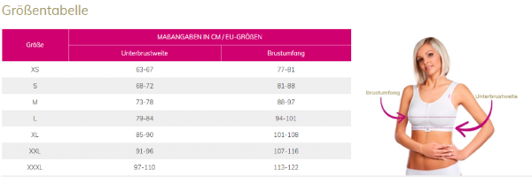 lipoelastic PI Ideal Variant nahtloser postoperativer Kompressions-BH mit breiten Gummiband