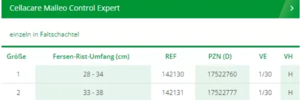 L&R Cellacare® Malleo Control Expert Sprunggelenkorthese mit Polsterung im Knöchelbereich