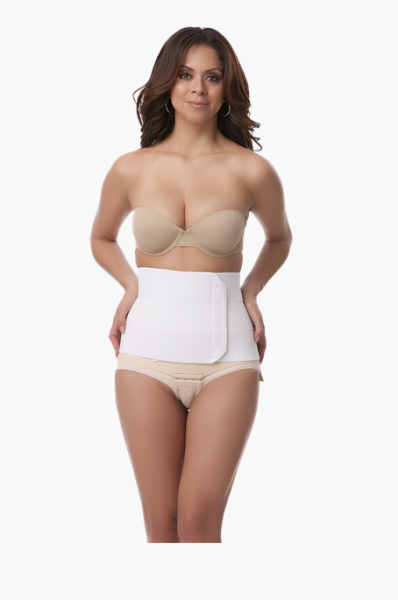 TRICONmed ISAVELA postoperativer Bauchgurt 22 cm oder 30 cm mit durchgehendem Klettverschluss