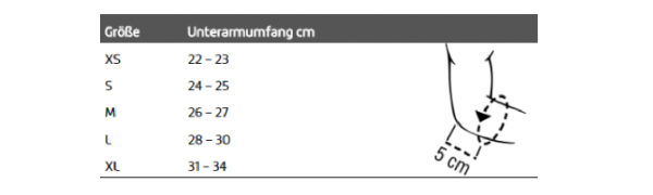 THUASNE Epi Med Epicondylitisspange mit integrierter Silikonpelotte bei Tennisarm o. Golferarm