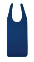 suprima Ess-Schürze/Lätzchen Polyurethan mit Schlaufenverschluss, Farbe marine, Größe 100x40 cm