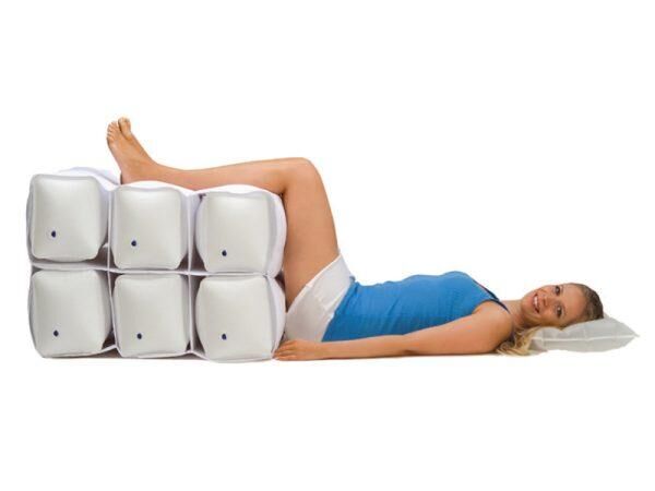 Dr. Winkler aufblasbares Stufenbett mit Luftpumpe zur Entlastung der Lendenwirbelsäule
