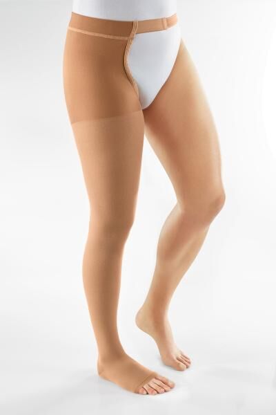 L&R SWISSLASTIC Venosan 5000 halbtransparente Kompressionsstrümpfe mit Kimaeffekt in versch. Längen