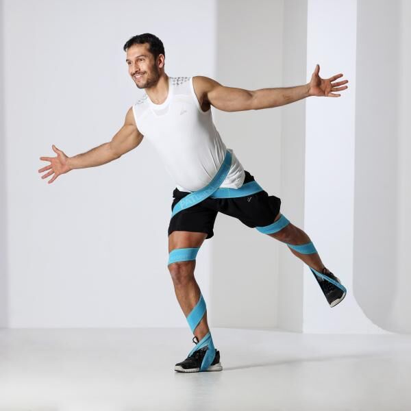 FLEXVIT PATband 3er Set "all-in" Fitnessband für Funktional Training mit 15 Schlaufen