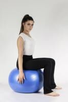 Vorschau: ANTAR Rehabilitationsball mit einem Durchmesser von 65 cm in Blau mit ABS-System