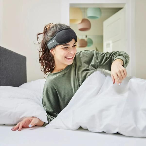 Nachtwaechter 3D+ ANINA Reise- und Schlafmaske mit breitem und flexiblem Komfort-Band