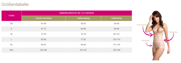 lipoelastic VH Body Variant postoperativer Kompressionsbody mit breiten verstellbaren Trägern