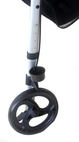 Rehaforum Actimo Light Leichtgewicht-Rollator, Max. Belastung 136 kg, Silber