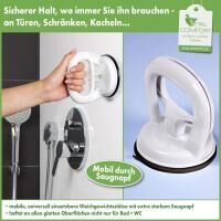Vorschau: Vital Comfort Gleichgewichtsstütze mobil mit starkem Saugnapf 10 x 10 x 11,5 cm