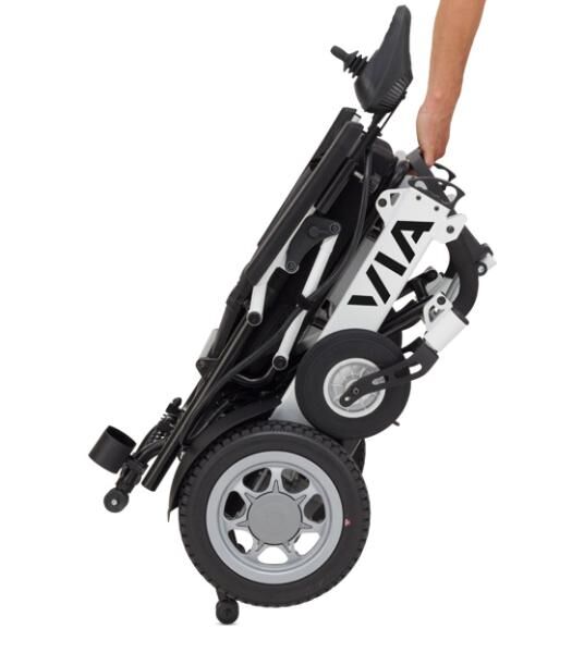 BISCHOFF & BISCHOFF Via faltbarer Elektrorollstuhl mit Lithium-Ionen-Batterie, Reichweite 22 km