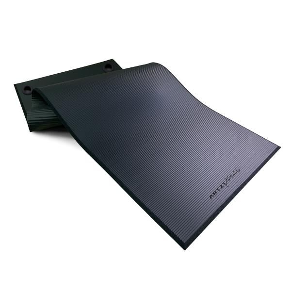 ARTZT vitality Gymnastikmatte mit Ösen aus NBR Schaum, Maße: 188 x 60 x 1 cm