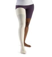 Sigvaris Liner Cotton Calf nahtloser Unterziehschenkelstrumpf für die Therapie mit Wraps