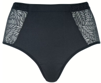 SELENACARE atmungsaktive Periodenunterwäsche Recycled Lace Leaf High Waist mit recycelter Spitze