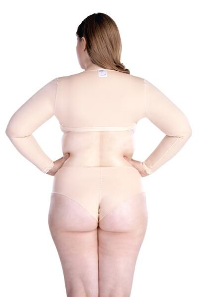 lipoelastic AP long Variant postoperative Kompressionsärmel langärmlig ohne Spitzenbesatz