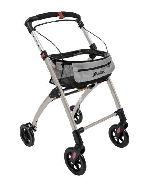 Mobilex Jaguar Indoor Aluminium Rollator mit Feststellbremsen u. faltbar