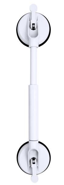 RIDDER Bad Reise-Sauggriff Jim M-L ausziehbar, weiß, Gesamtlänge maximal: ca. 57,5 cm