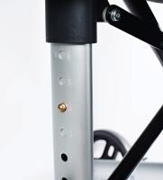 Vorschau: RIDDER Rollator Mio doppelt zusammenfaltbar mit Ankipphilfe, Sitz, Rückengurt u. Reflektoren