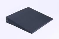 Rehaforum Keilkissen RFM mit Bezug, für eine aufrechte Rückenposition, blau, 37x37x7/1cm