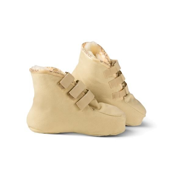 fellhof Bettschuhe TERVIS mit Merino-Lammfell und Klettverschlüssen zur Dekubitus-Prophylaxe