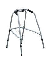 ANTAR faltbarer Aluminium Gehwagen mit 4 Antirutschfüssen, Höhe: 74-84 cm, Gewicht: 1,4 kg
