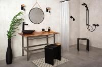 Vorschau: RIDDER Bad-Hocker Trendy, schwarz matt aus Acryl